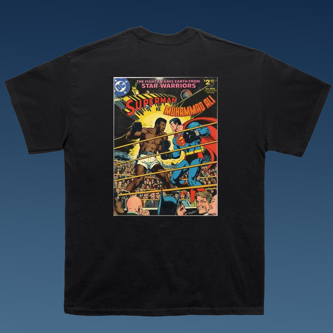 MUHAMMAD ALI vs SUPERMAN Oversize Kısa Kollu T-Shirt