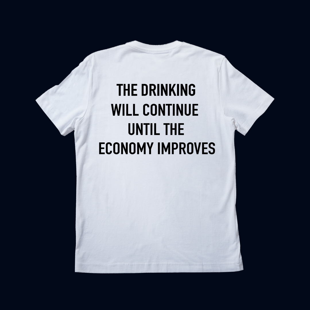 DRINKING Oversize T-Shirt SLOGAN