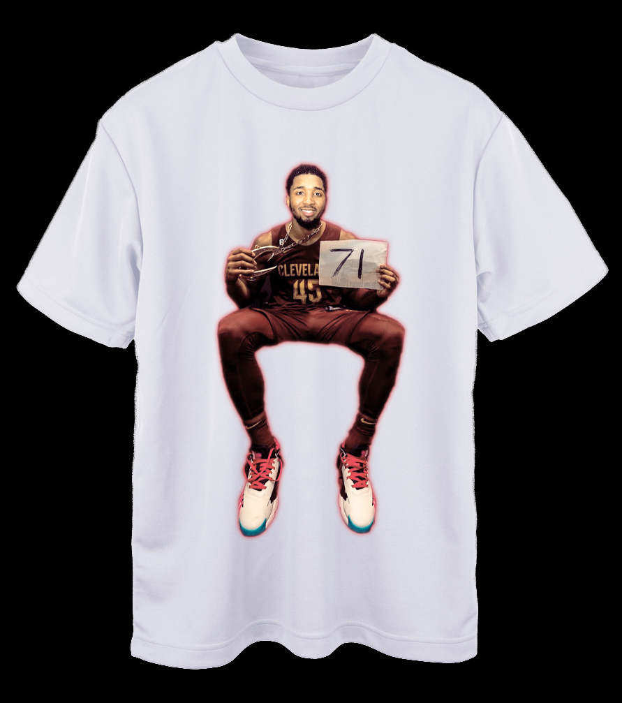 Beyaz Oversize Donovan Mitchell T-Shirt