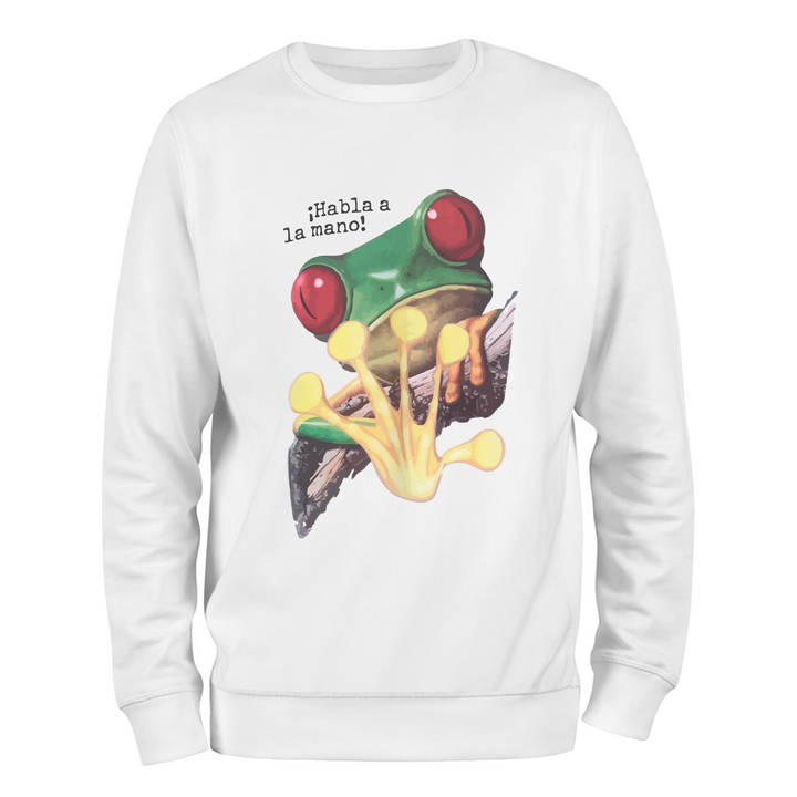 Kurbağa Frog Beyaz Regular Fit Sweatshirt