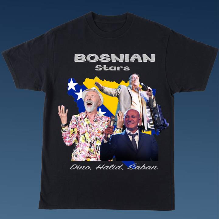 BOSNIAN STARS HALID DINO SABAN Oversize T-Shirt