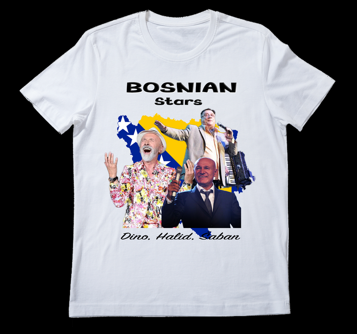 BOSNIAN STARS HALID DINO SABAN Oversize T-Shirt