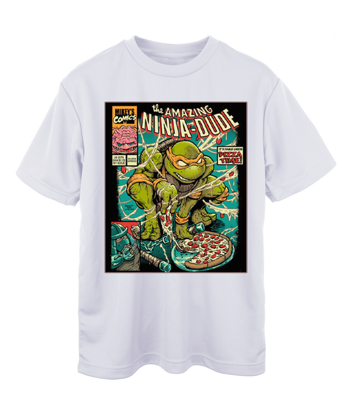 Beyaz Oversize Ninja Turtles T-Shirt