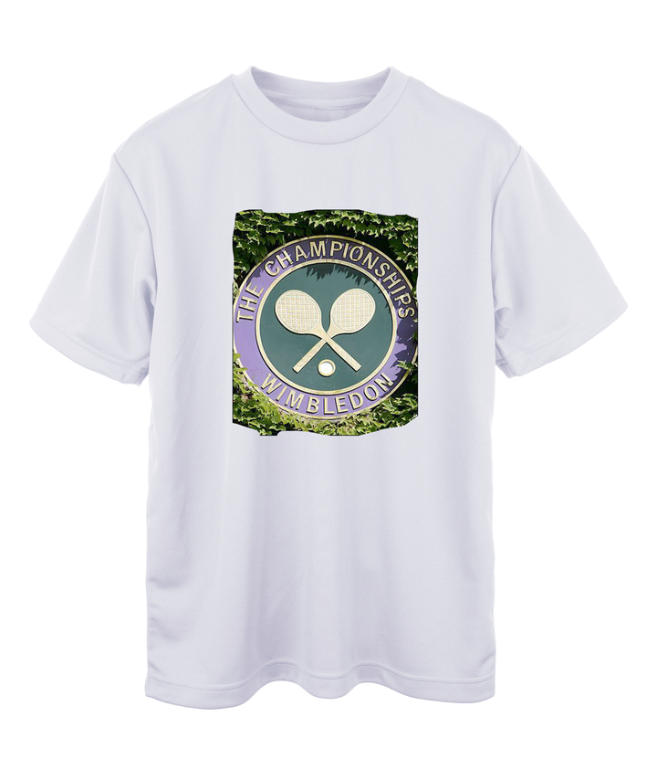 Beyaz Oversize Wimbledon Tennis T-Shirt