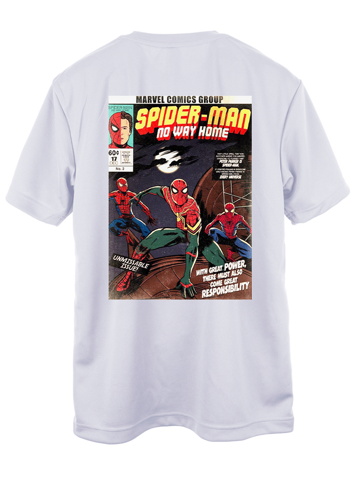 Beyaz Oversize Spider Man T-Shirt