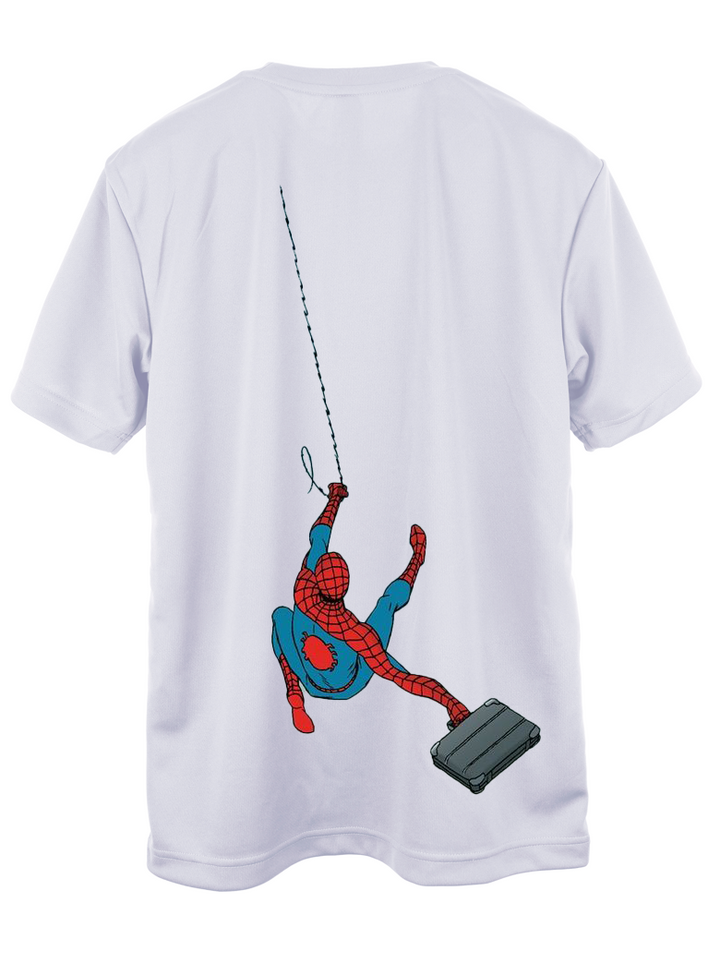 Beyaz Oversize Spider Man T-Shirt