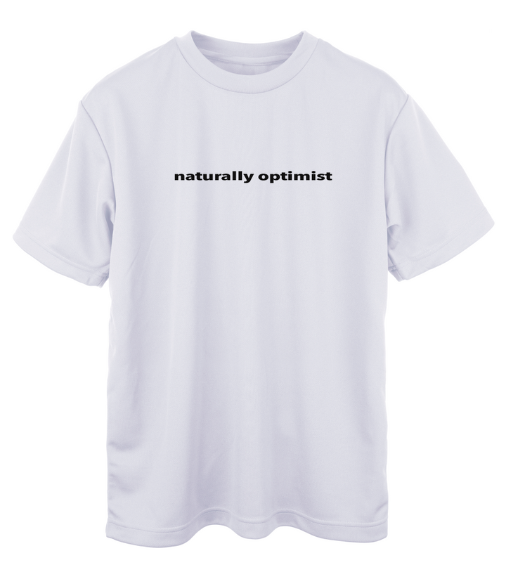 Beyaz Oversize Naturally Optimist T-Shirt