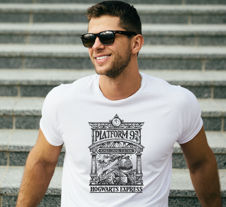 Beyaz oversize Fit Harry Potter T-Shirt