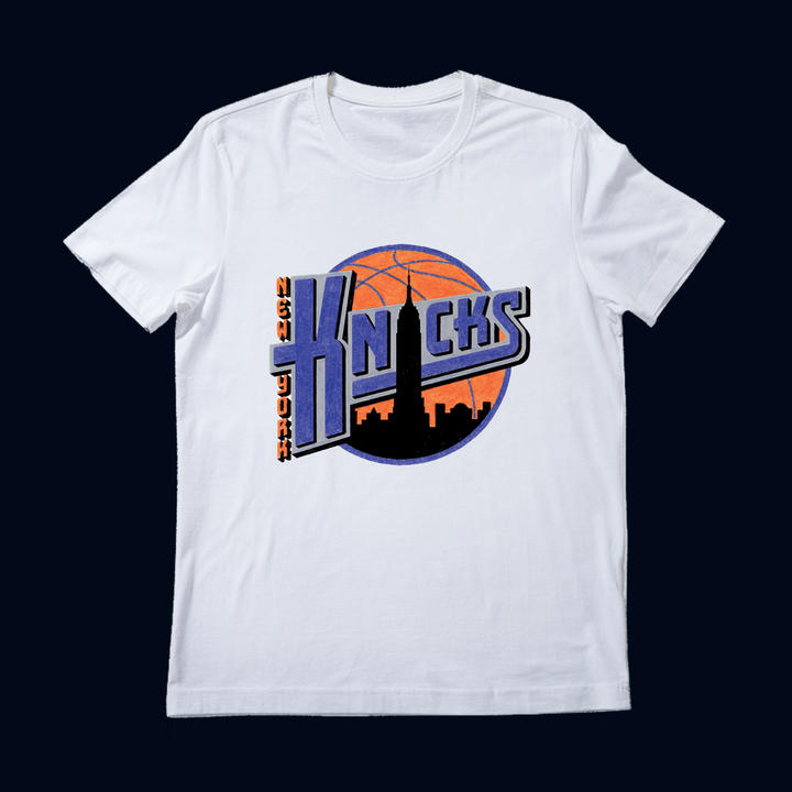 NEW YORK KNICKS Beyaz oversize Fit T-Shirt