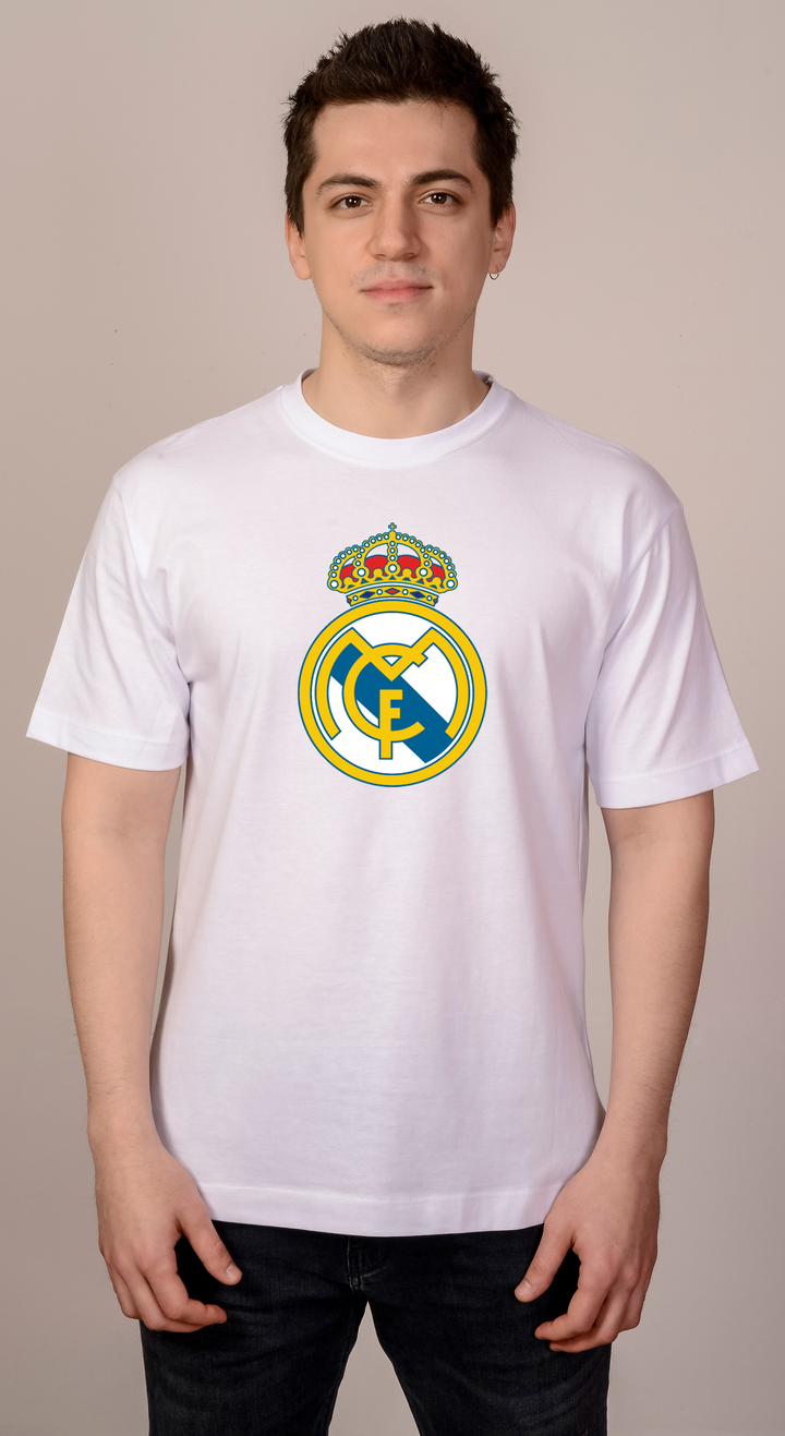 Beyaz Oversize Real T-Shirt
